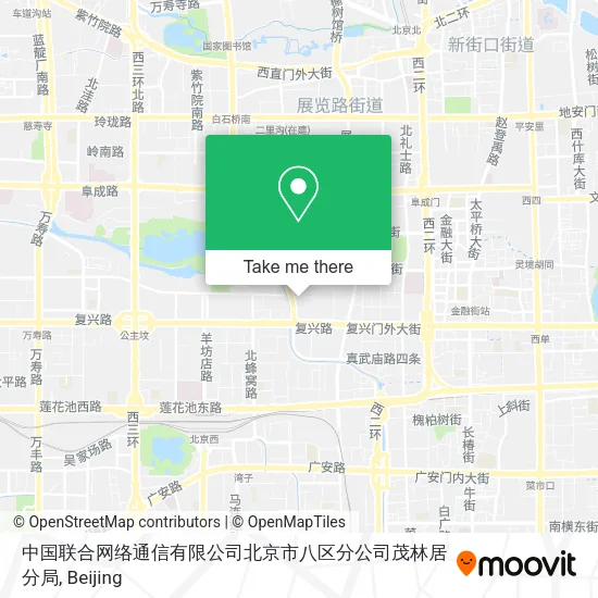中国联合网络通信有限公司北京市八区分公司茂林居分局 map