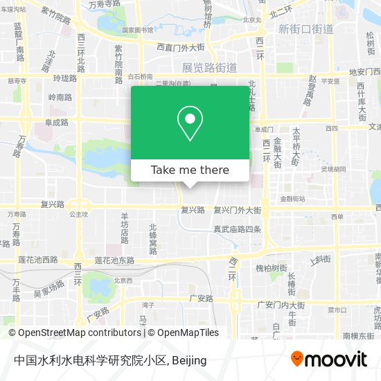 中国水利水电科学研究院小区 map