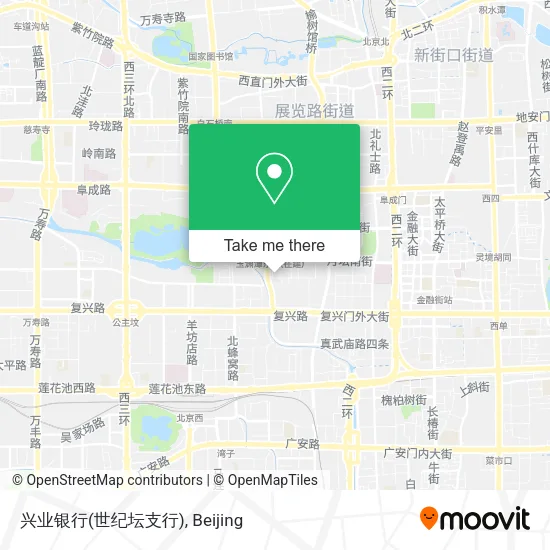 兴业银行(世纪坛支行) map