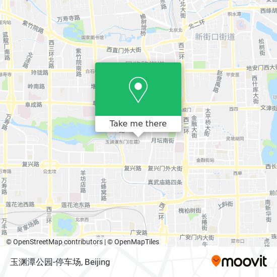 玉渊潭公园-停车场 map