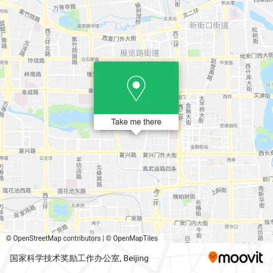 国家科学技术奖励工作办公室 map