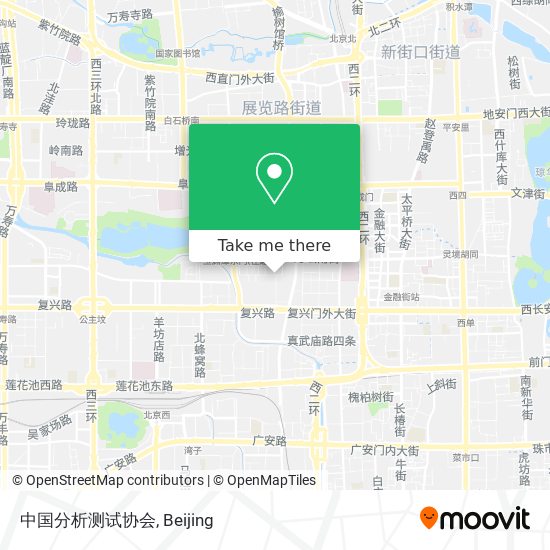 中国分析测试协会 map