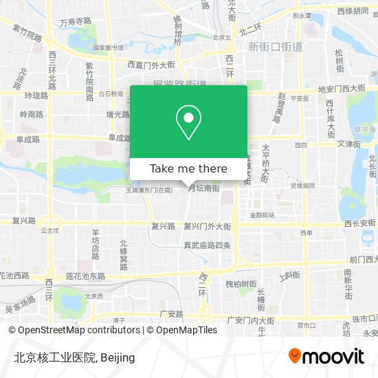 北京核工业医院 map