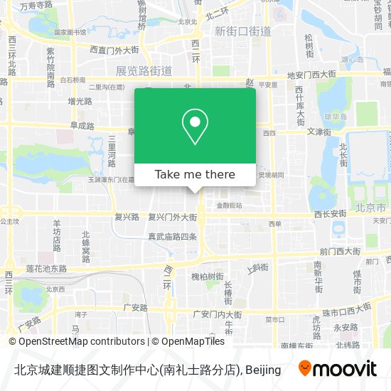 北京城建顺捷图文制作中心(南礼士路分店) map
