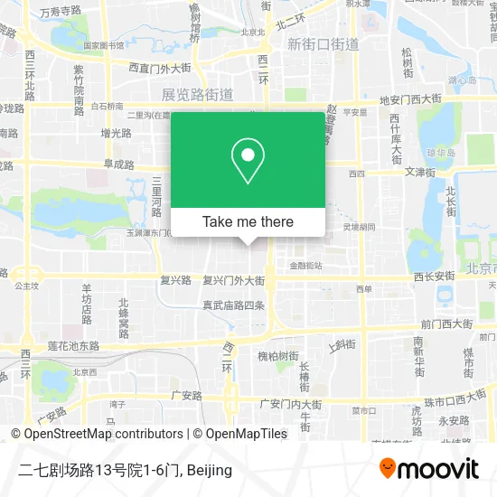 二七剧场路13号院1-6门 map