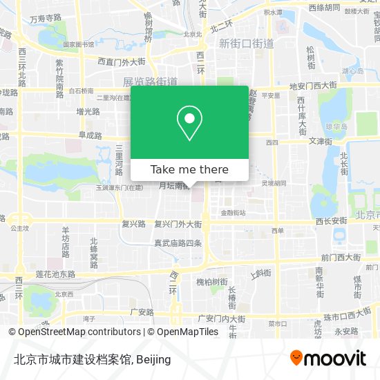 北京市城市建设档案馆 map