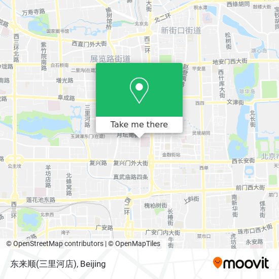 东来顺(三里河店) map