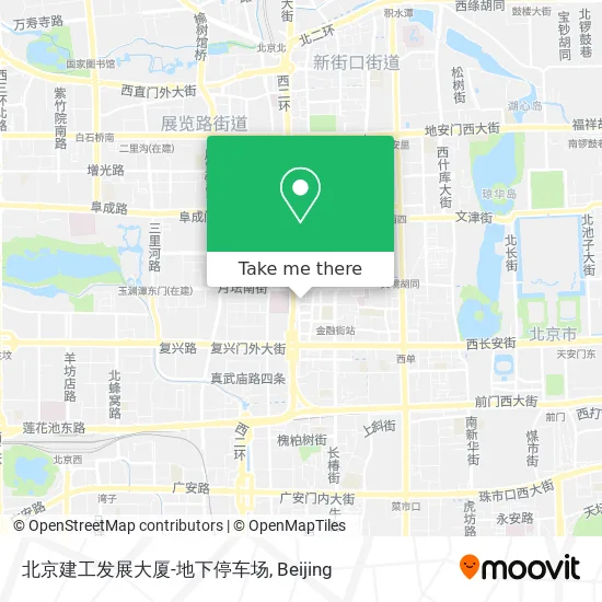 北京建工发展大厦-地下停车场 map