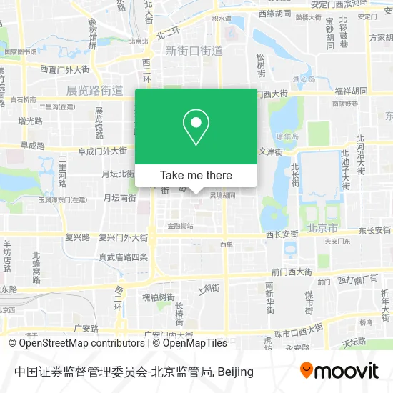 中国证券监督管理委员会-北京监管局 map