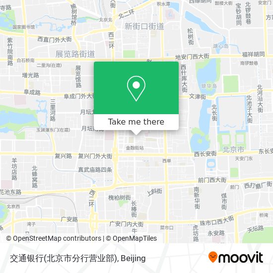 交通银行(北京市分行营业部) map