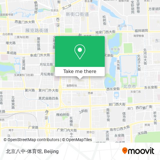 北京八中-体育馆 map