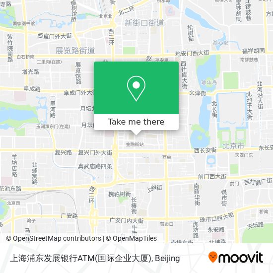 上海浦东发展银行ATM(国际企业大厦) map