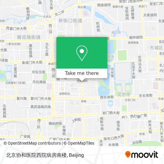 北京协和医院西院病房南楼 map