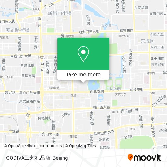GODIVA工艺礼品店 map