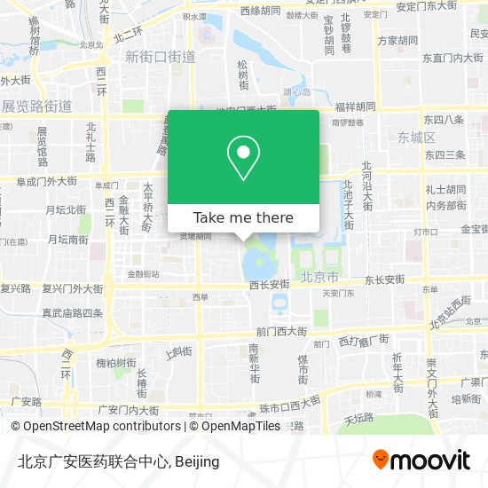 北京广安医药联合中心 map
