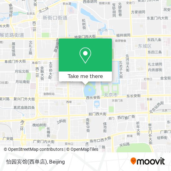 怡园宾馆(西单店) map