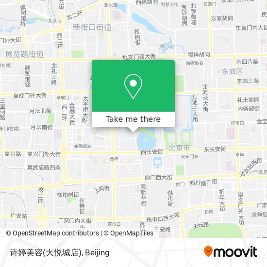 诗婷美容(大悦城店) map