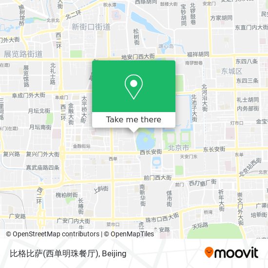 比格比萨(西单明珠餐厅) map