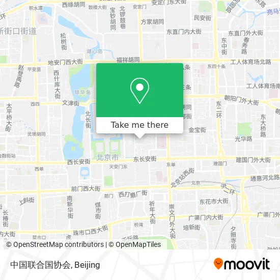 中国联合国协会 map