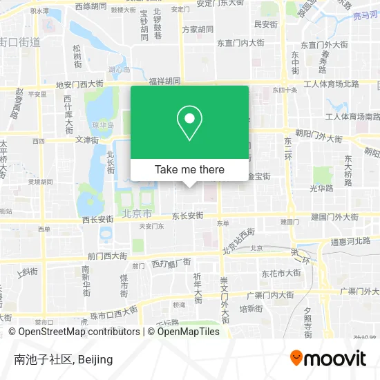 南池子社区 map