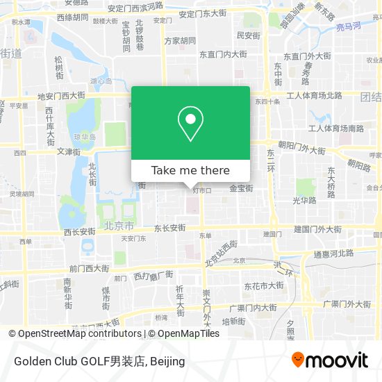 Golden Club GOLF男装店 map