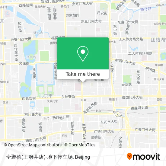 全聚德(王府井店)-地下停车场 map