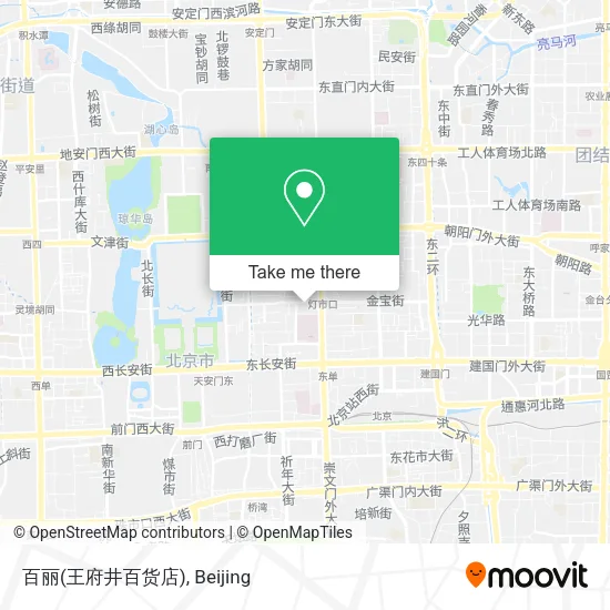 百丽(王府井百货店) map