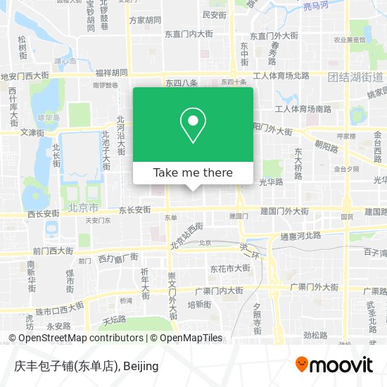 庆丰包子铺(东单店) map