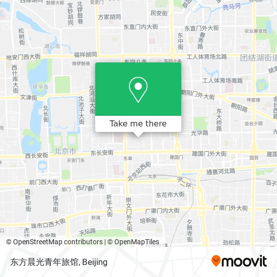 东方晨光青年旅馆 map