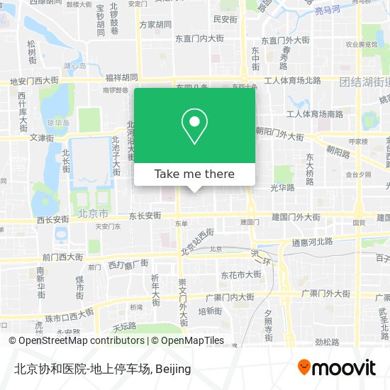 北京协和医院-地上停车场 map