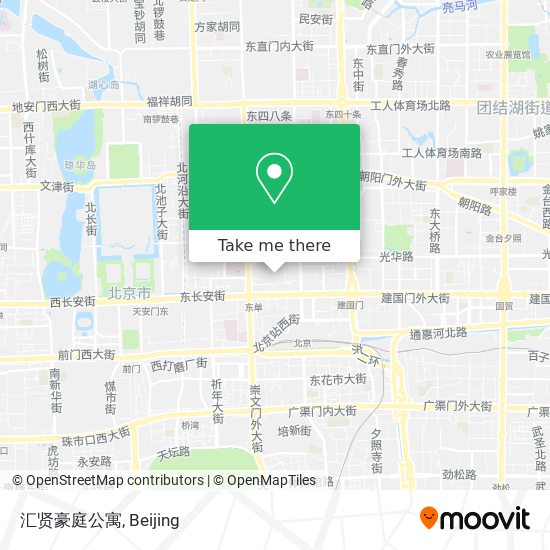汇贤豪庭公寓 map