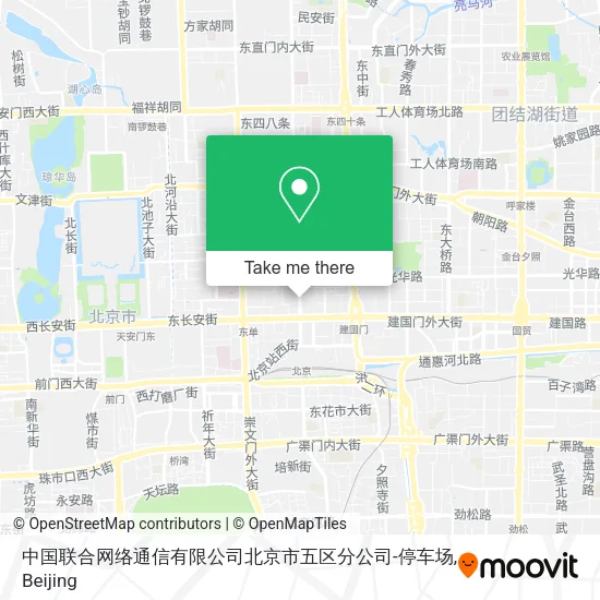 中国联合网络通信有限公司北京市五区分公司-停车场 map