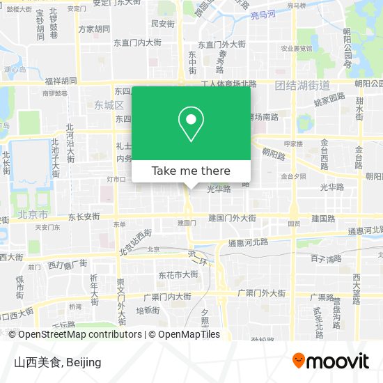 山西美食 map