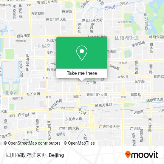 四川省政府驻京办 map
