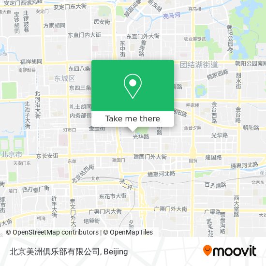 北京美洲俱乐部有限公司 map