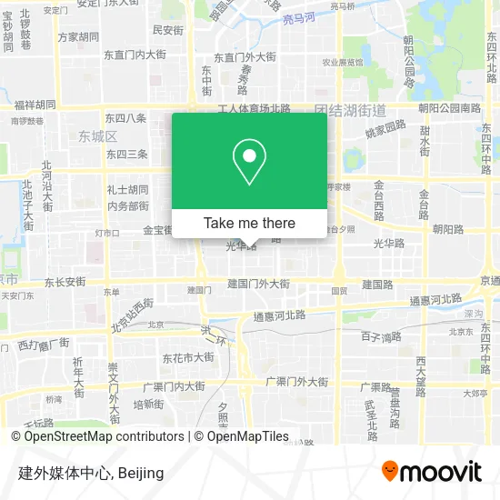 建外媒体中心 map