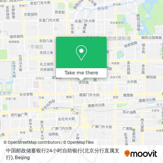 中国邮政储蓄银行24小时自助银行(北京分行直属支行) map