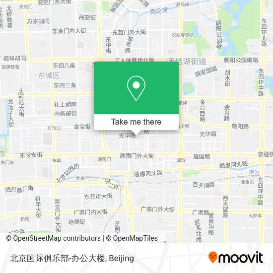 北京国际俱乐部-办公大楼 map