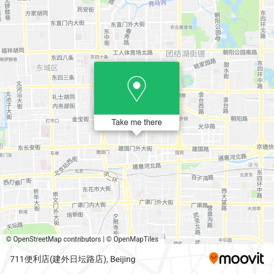 711便利店(建外日坛路店) map