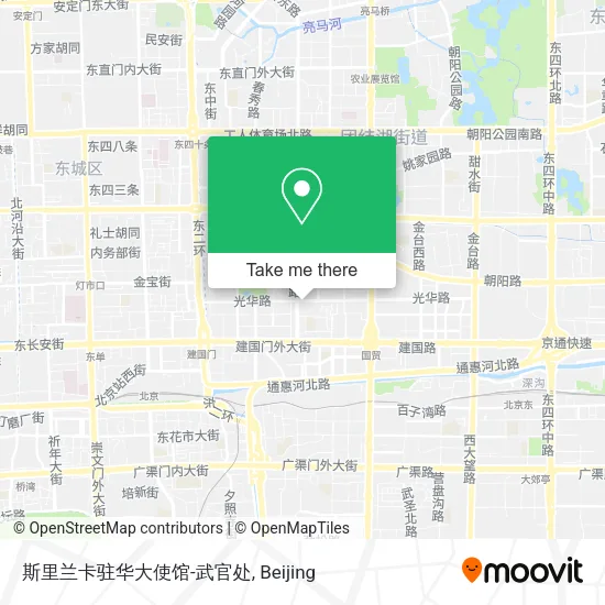 斯里兰卡驻华大使馆-武官处 map