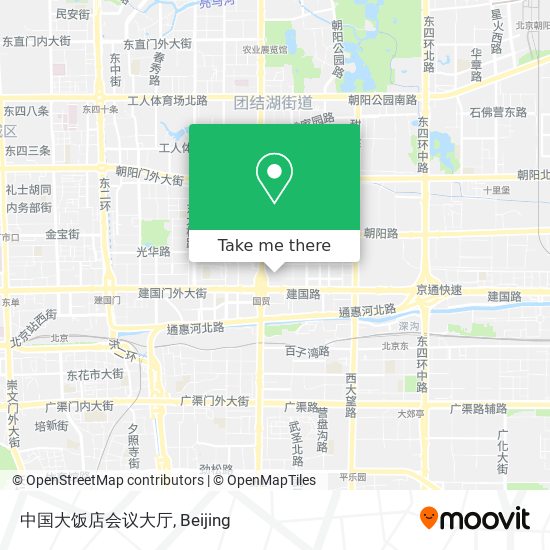 中国大饭店会议大厅 map