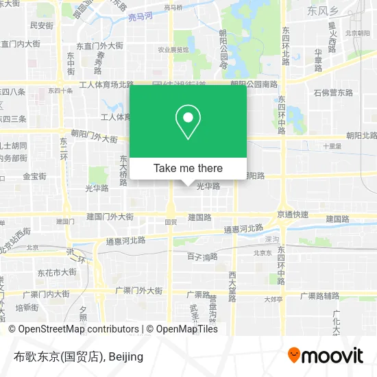 布歌东京(国贸店) map