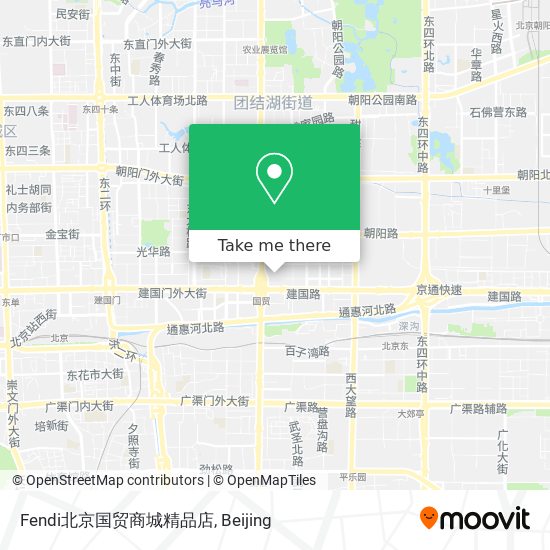 Fendi北京国贸商城精品店 map