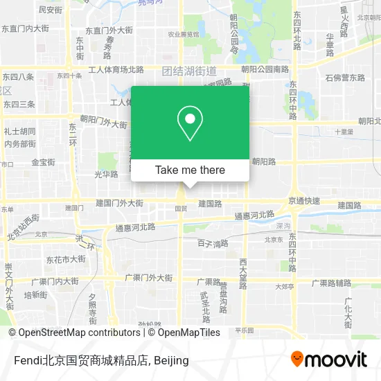 Fendi北京国贸商城精品店 map