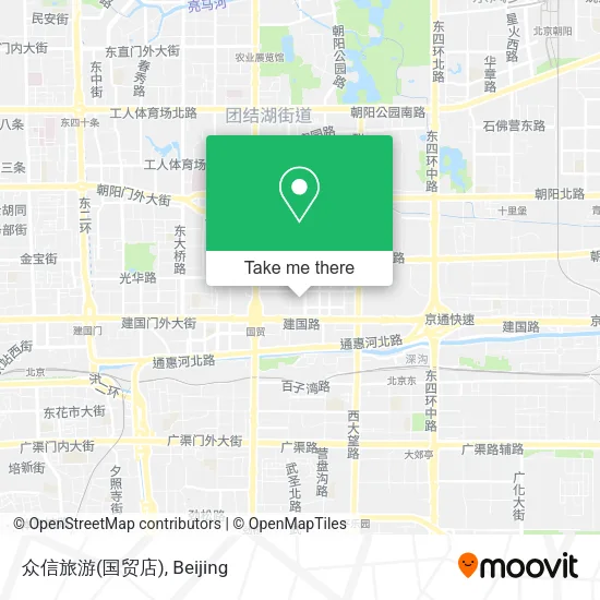 众信旅游(国贸店) map