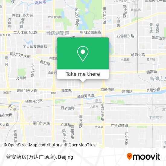 普安药房(万达广场店) map