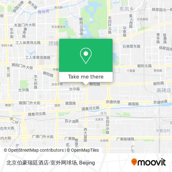 北京伯豪瑞廷酒店-室外网球场 map