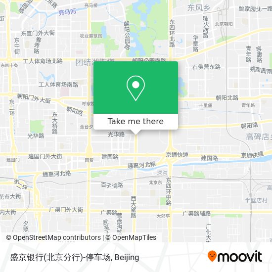 盛京银行(北京分行)-停车场 map