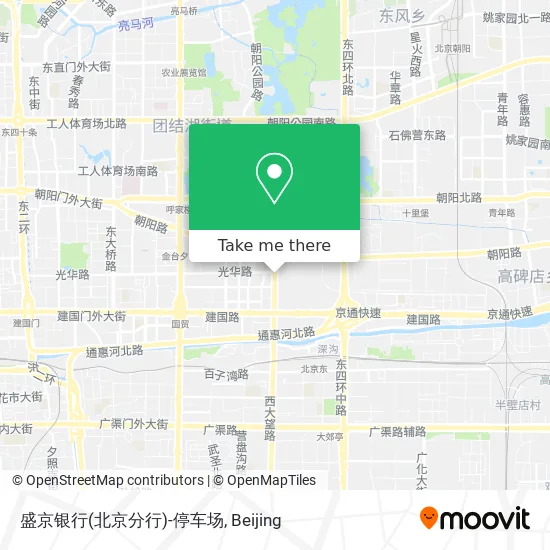 盛京银行(北京分行)-停车场 map