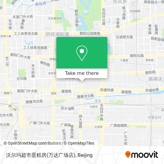沃尔玛超市蛋糕房(万达广场店) map
